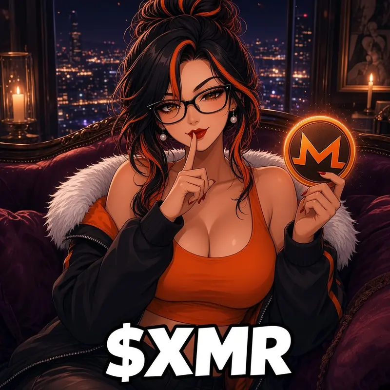 Mami with a wXMR coin